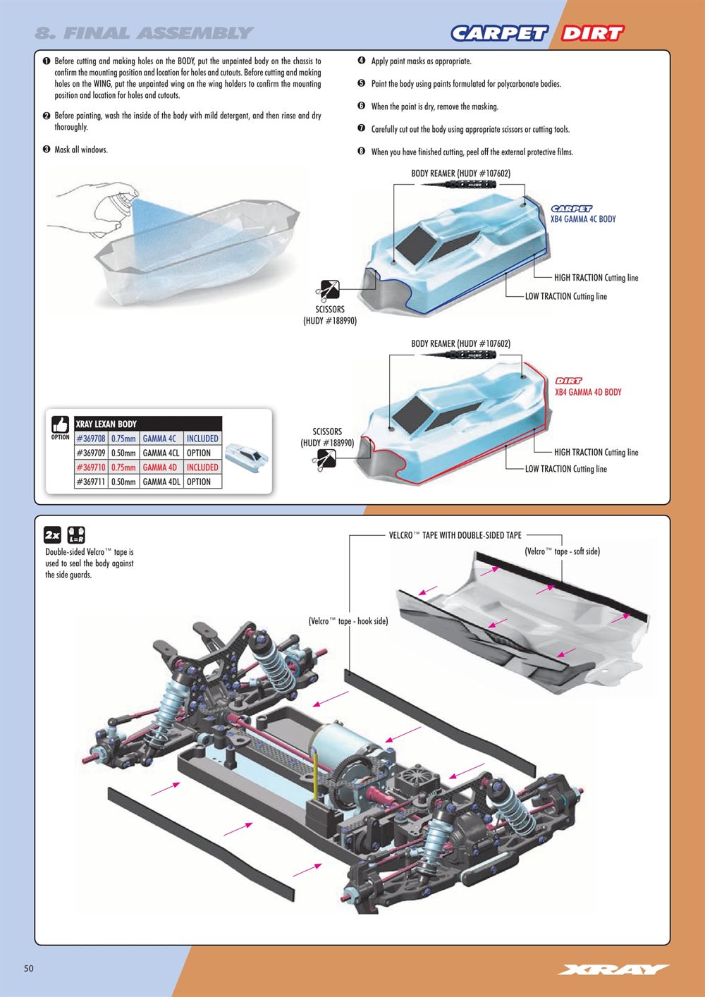 Xray - XB4D 2022 (XB4D'22) - Manual - Page 50