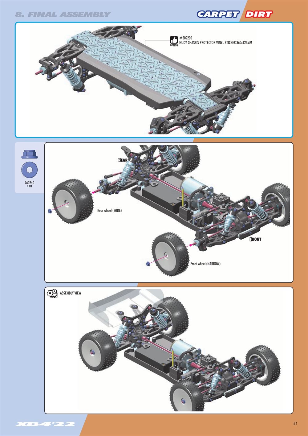 Xray - XB4D 2022 (XB4D'22) - Manual - Page 51