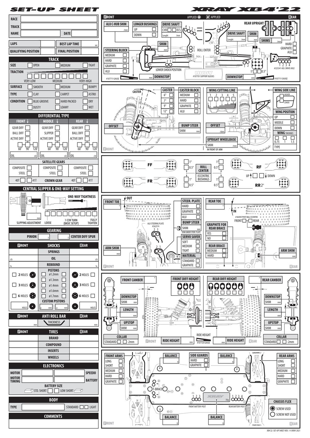 Xray - XB4C 2022 (XB4C'22) - Manual - Page 53