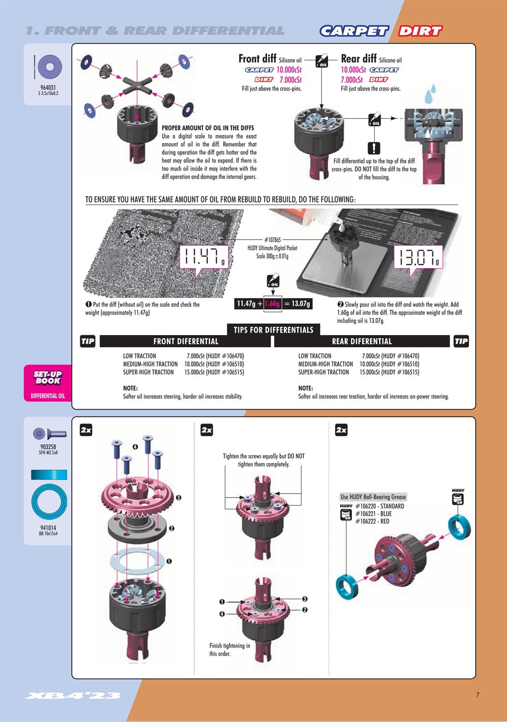 Xray - XB4D 2023 (XB4D'23) - Manual - Page 7