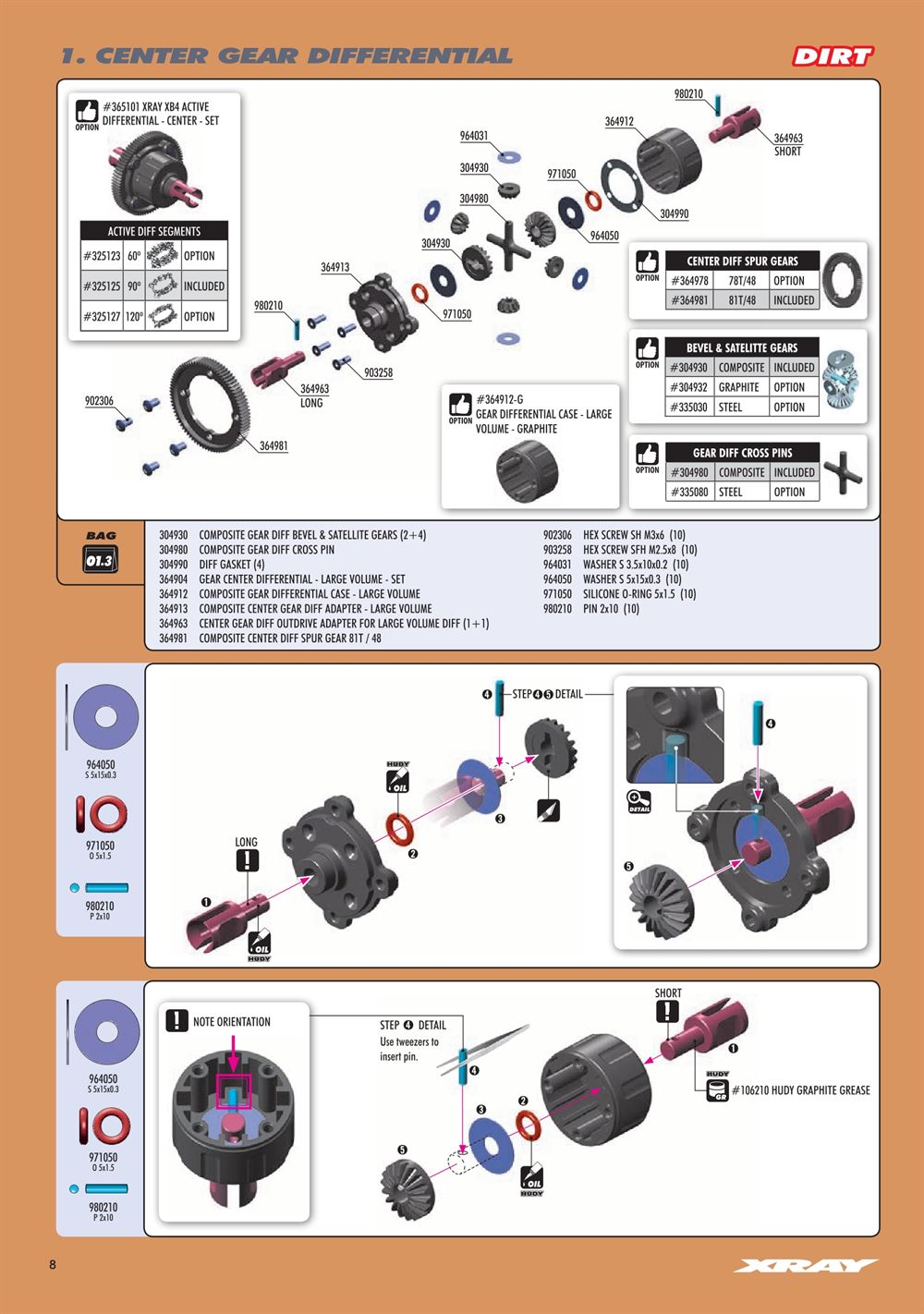 Xray - XB4D 2023 (XB4D'23) - Manual - Page 8