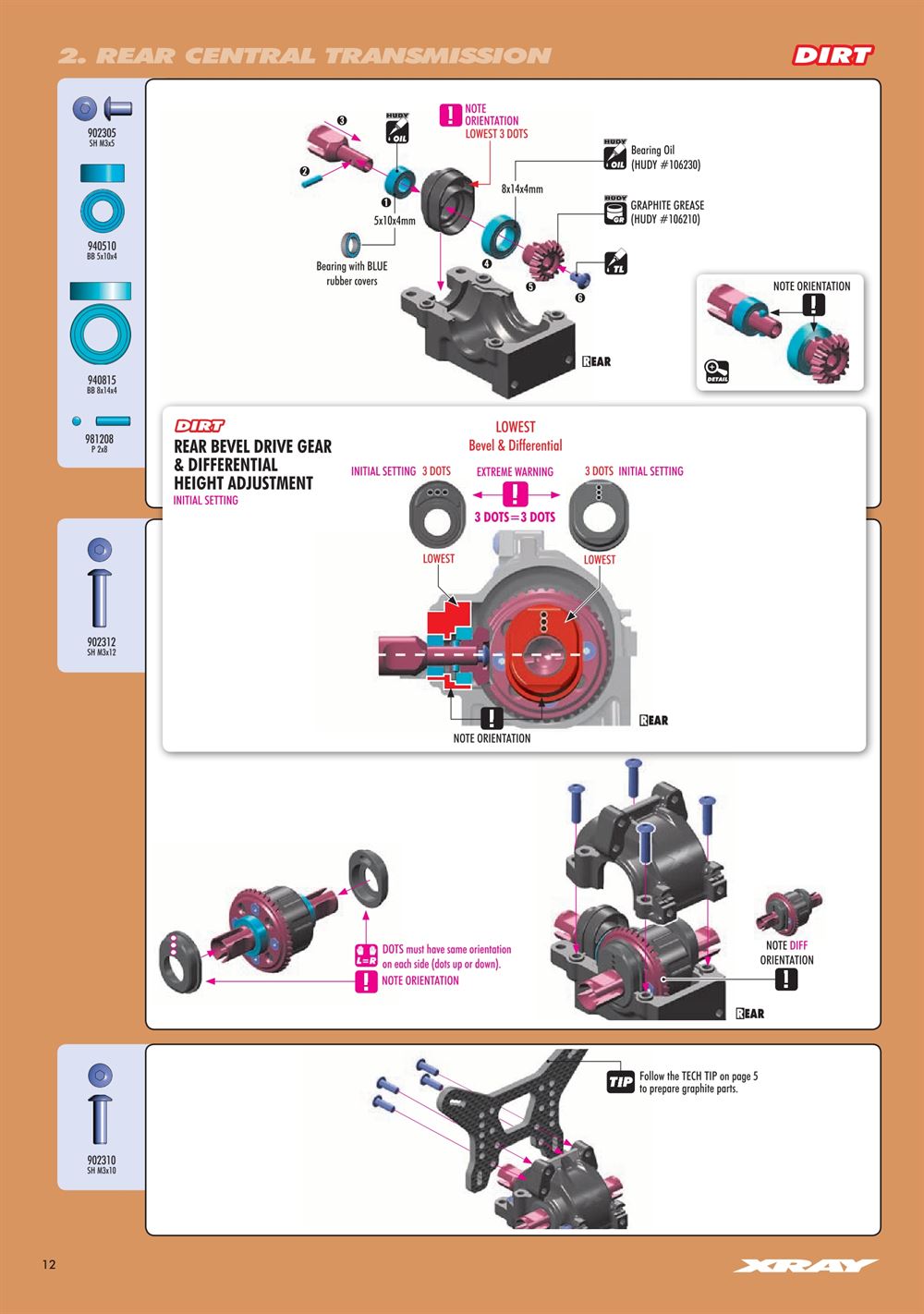 Xray - XB4D 2023 (XB4D'23) - Manual - Page 12