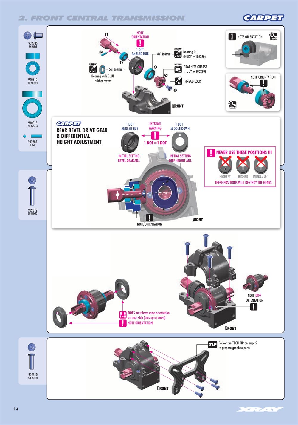 Xray - XB4D 2023 (XB4D'23) - Manual - Page 14