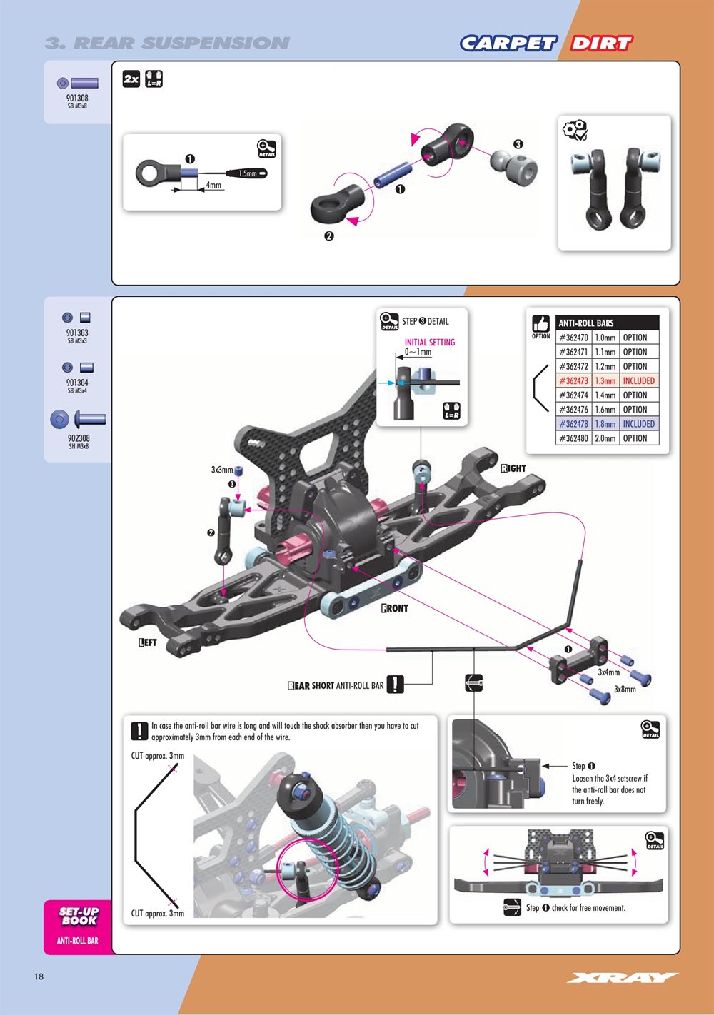 Xray - XB4D 2023 (XB4D'23) - Manual - Page 18