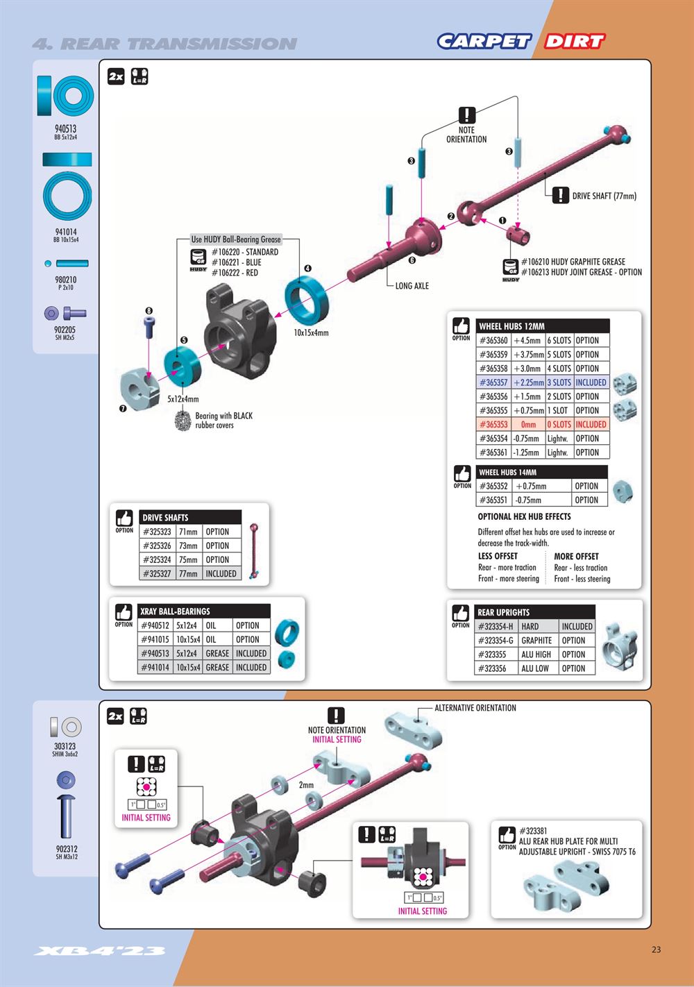 Xray - XB4D 2023 (XB4D'23) - Manual - Page 23