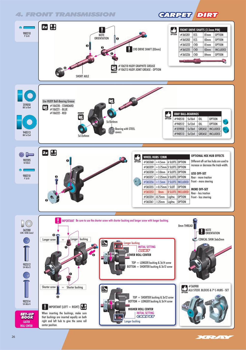Xray - XB4D 2023 (XB4D'23) - Manual - Page 26