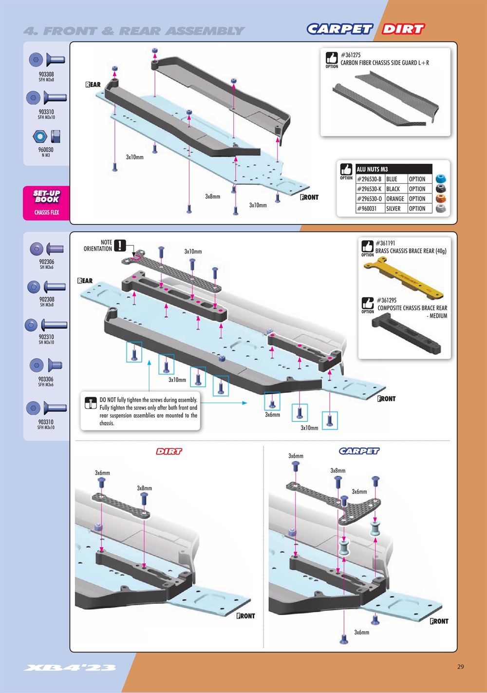 Xray - XB4D 2023 (XB4D'23) - Manual - Page 29