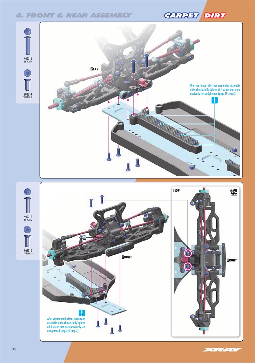 Xray - XB4D 2023 (XB4D'23) - Manual - Page 30