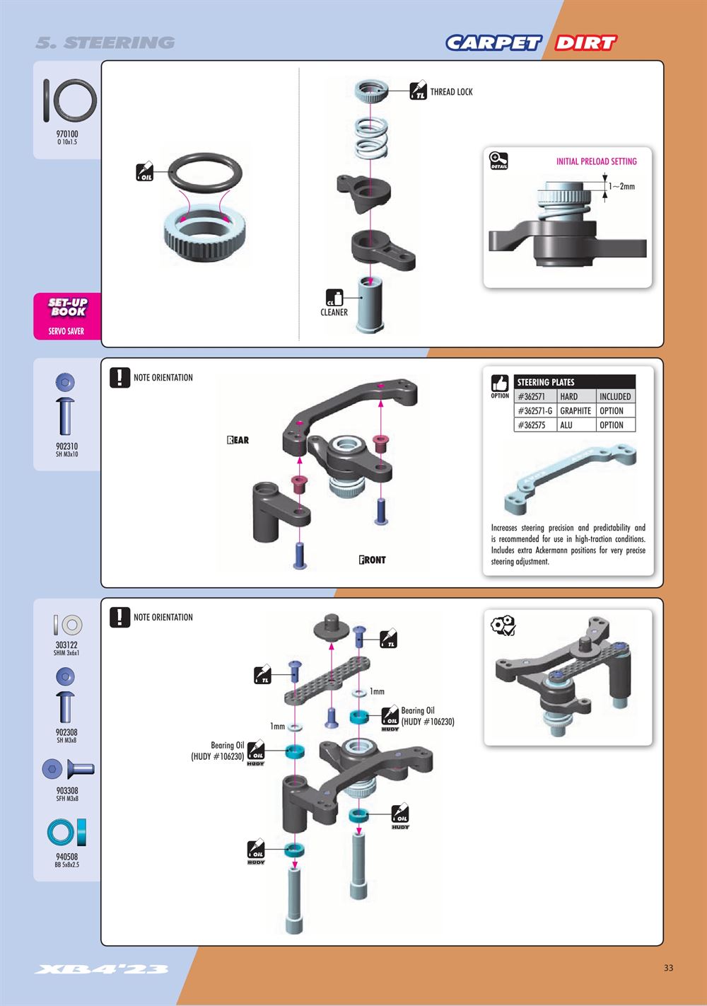 Xray - XB4D 2023 (XB4D'23) - Manual - Page 33