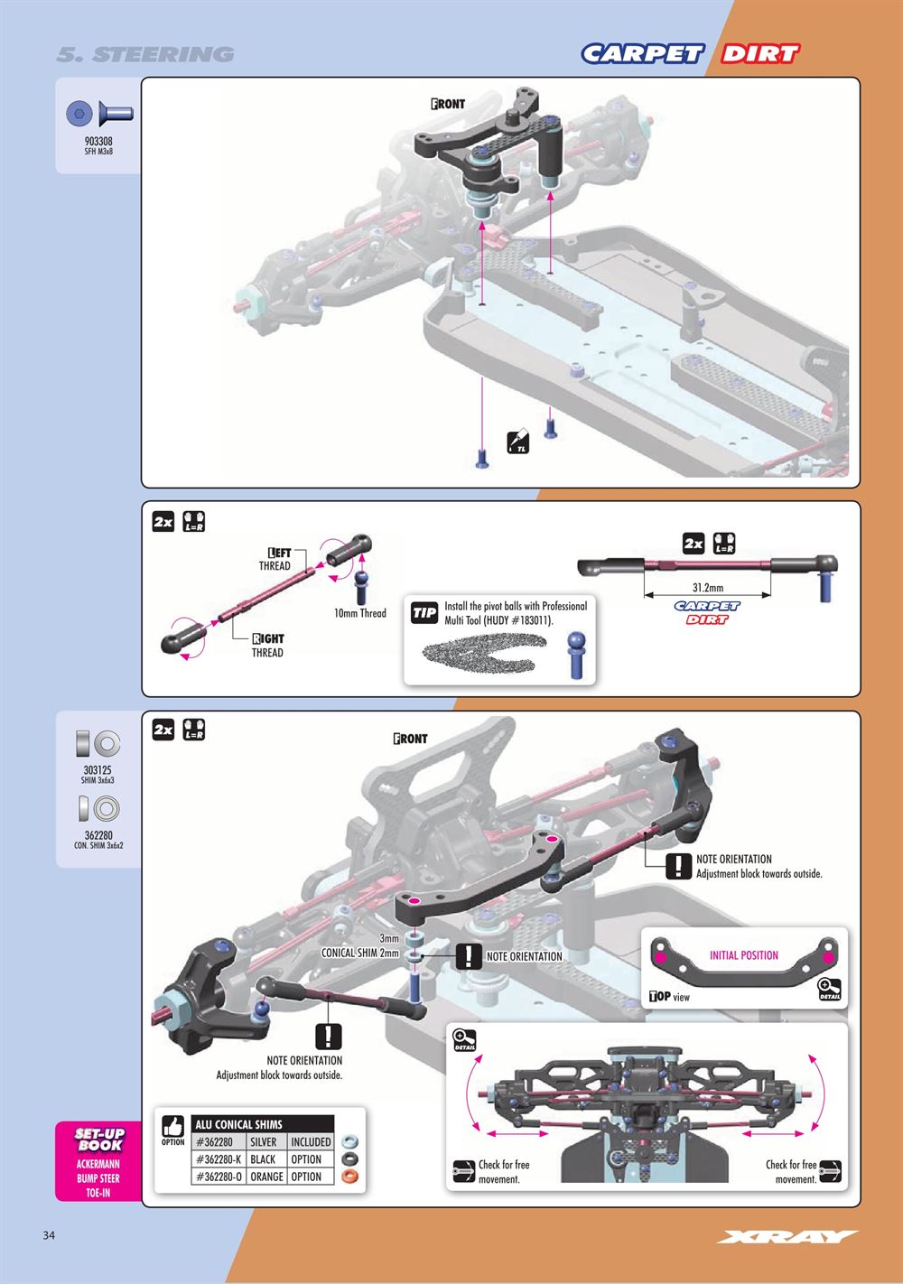 Xray - XB4D 2023 (XB4D'23) - Manual - Page 34