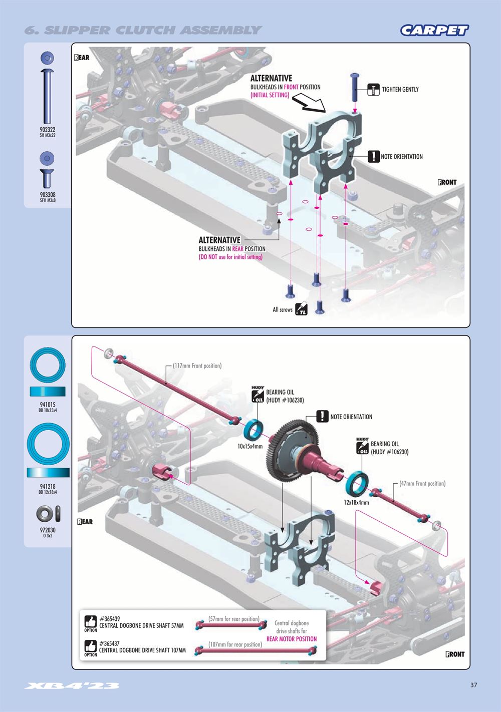 Xray - XB4D 2023 (XB4D'23) - Manual - Page 37