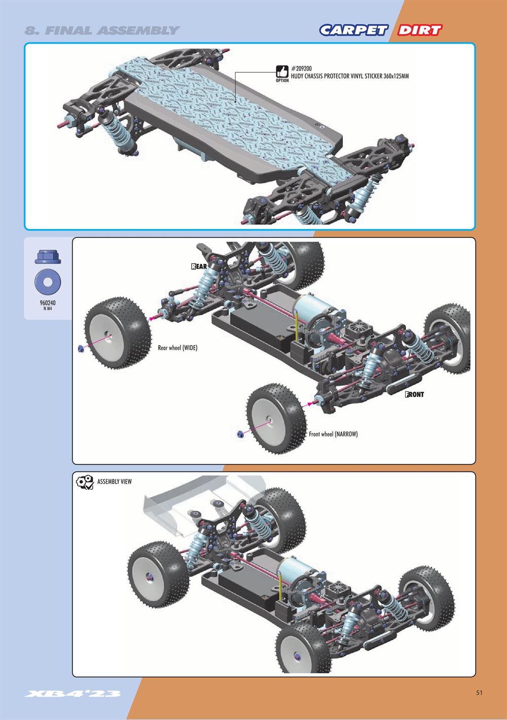 Xray - XB4D 2023 (XB4D'23) - Manual - Page 51