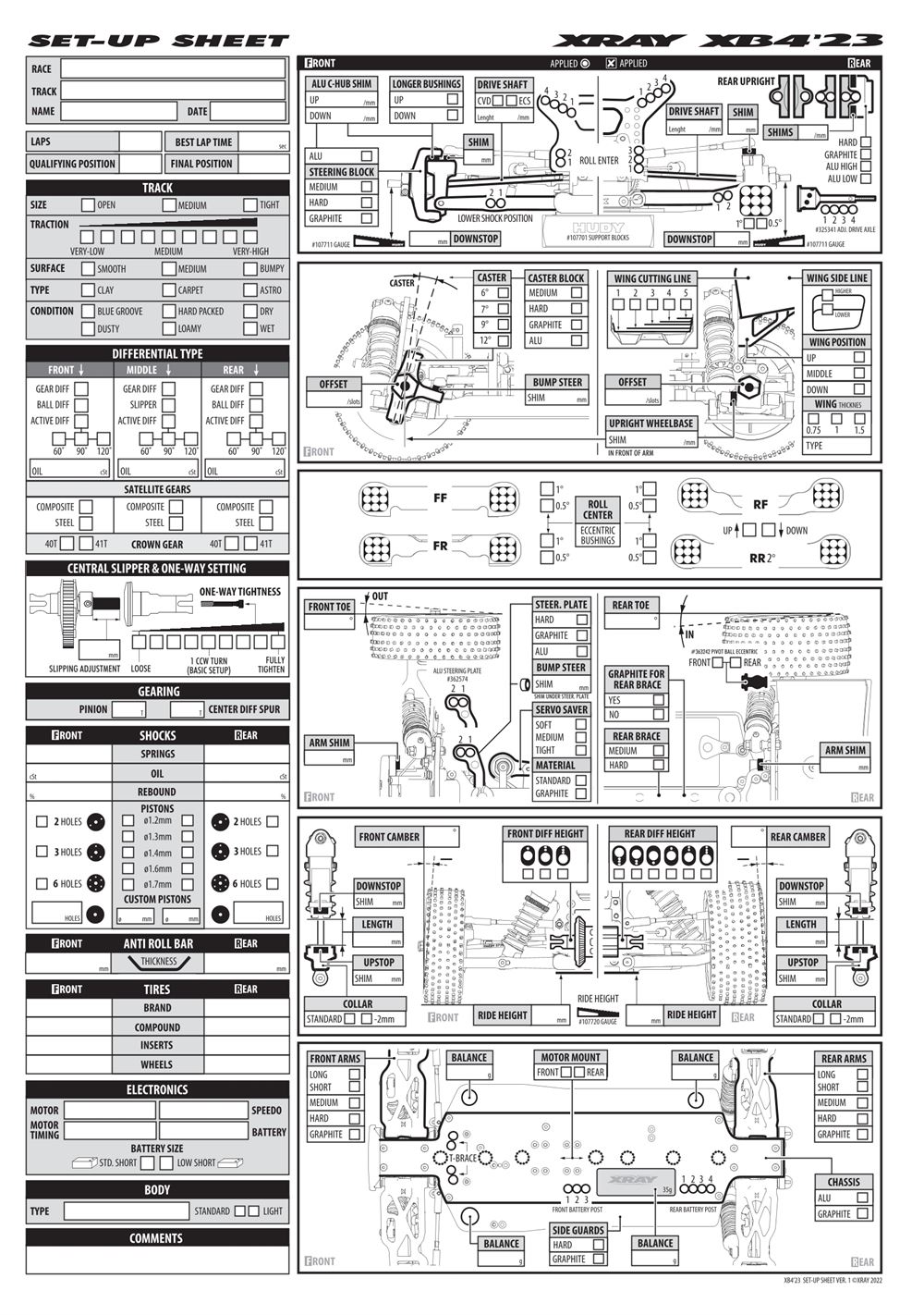Xray - XB4D 2023 (XB4D'23) - Manual - Page 53