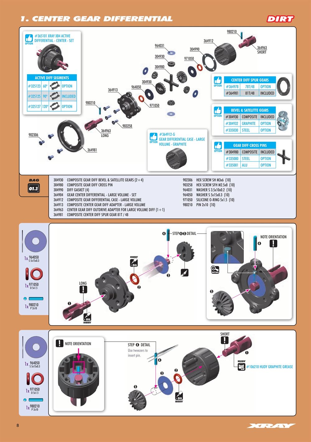 Xray - XB4D 2024 (XB4D'24) - Manual - Page 8