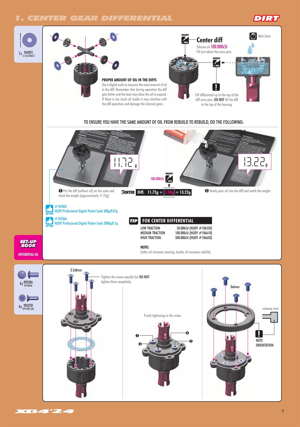 Xray - XB4D 2024 (XB4D'24) - Manual - Page 9