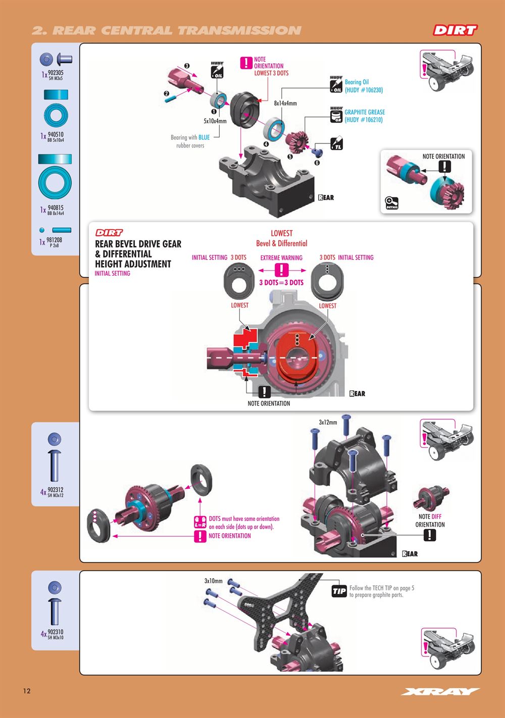 Xray - XB4D 2024 (XB4D'24) - Manual - Page 12