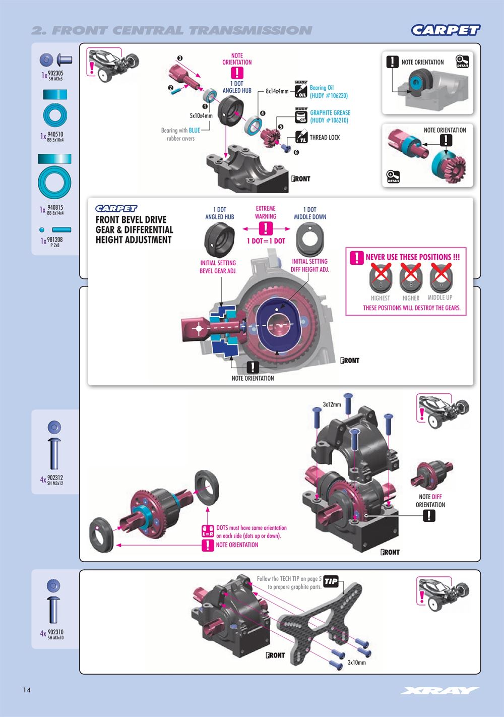 Xray - XB4D 2024 (XB4D'24) - Manual - Page 14