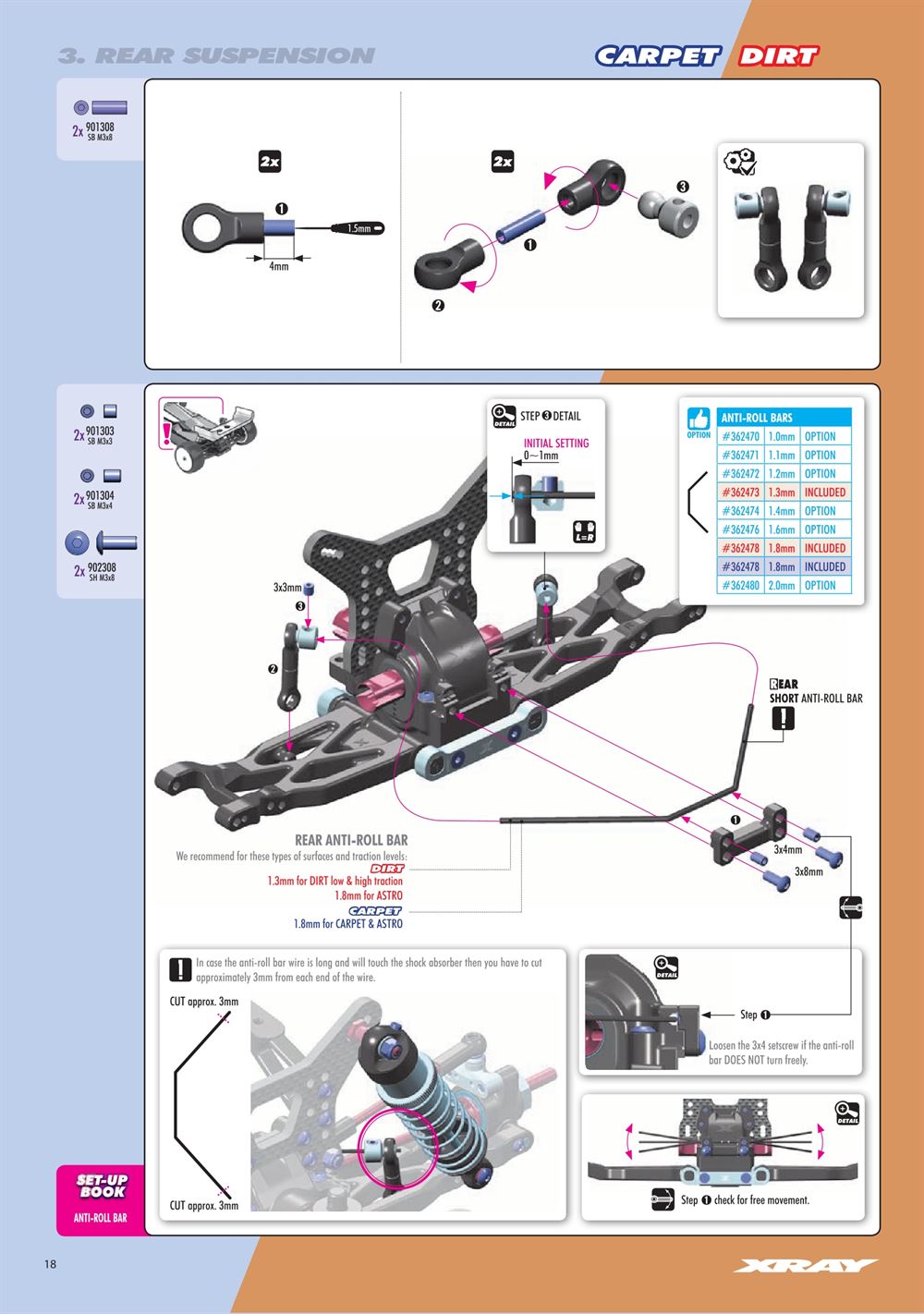 Xray - XB4D 2024 (XB4D'24) - Manual - Page 18