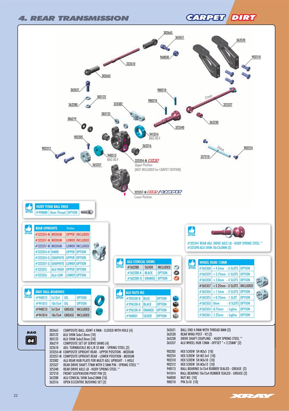 Xray - XB4D 2024 (XB4D'24) - Manual - Page 22