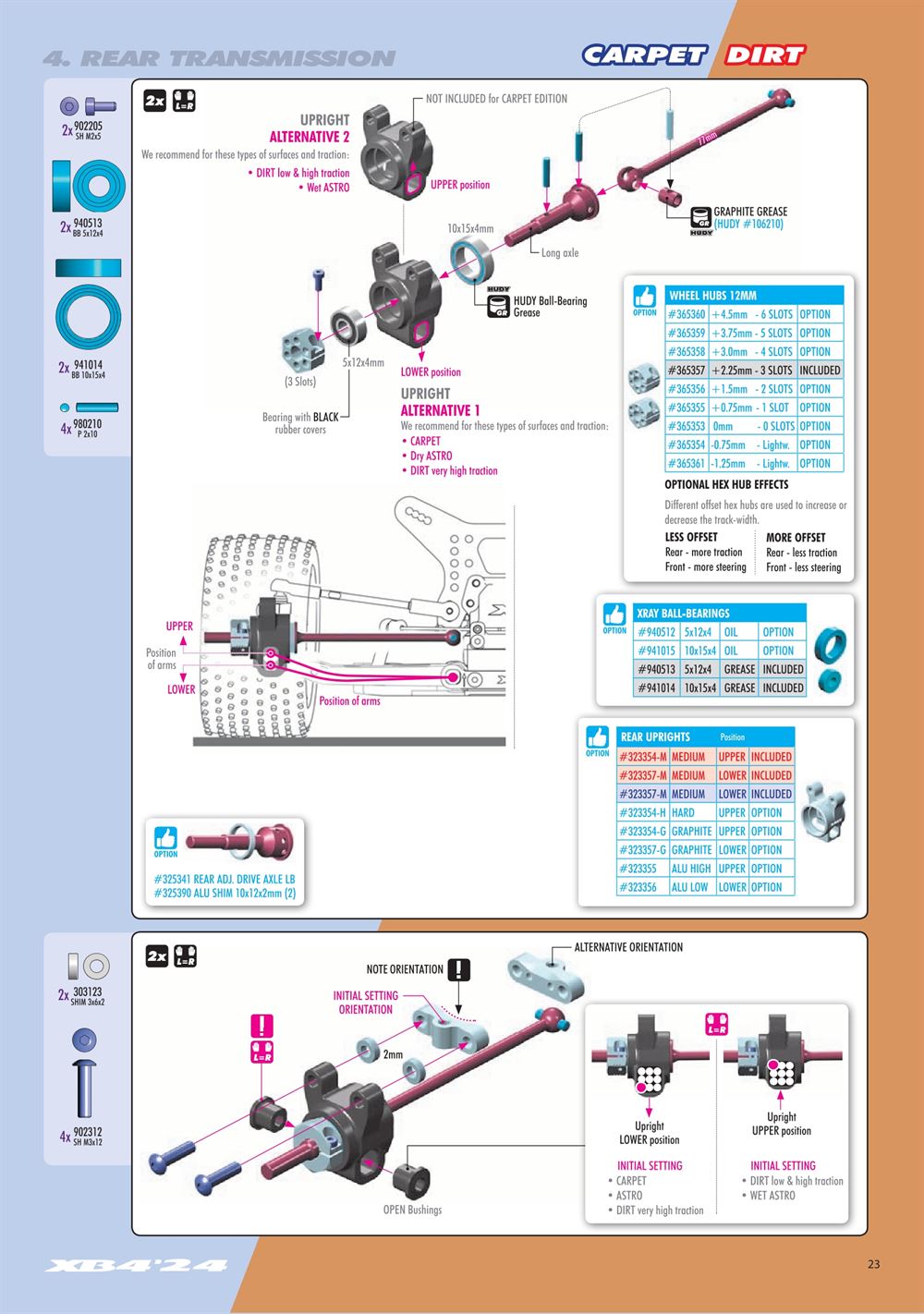 Xray - XB4D 2024 (XB4D'24) - Manual - Page 23
