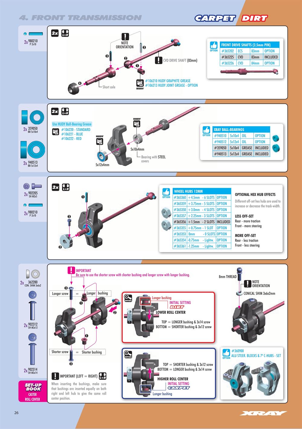 Xray - XB4D 2024 (XB4D'24) - Manual - Page 26