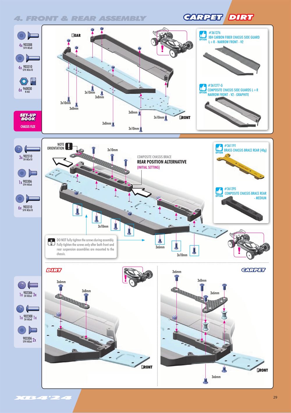 Xray - XB4D 2024 (XB4D'24) - Manual - Page 29