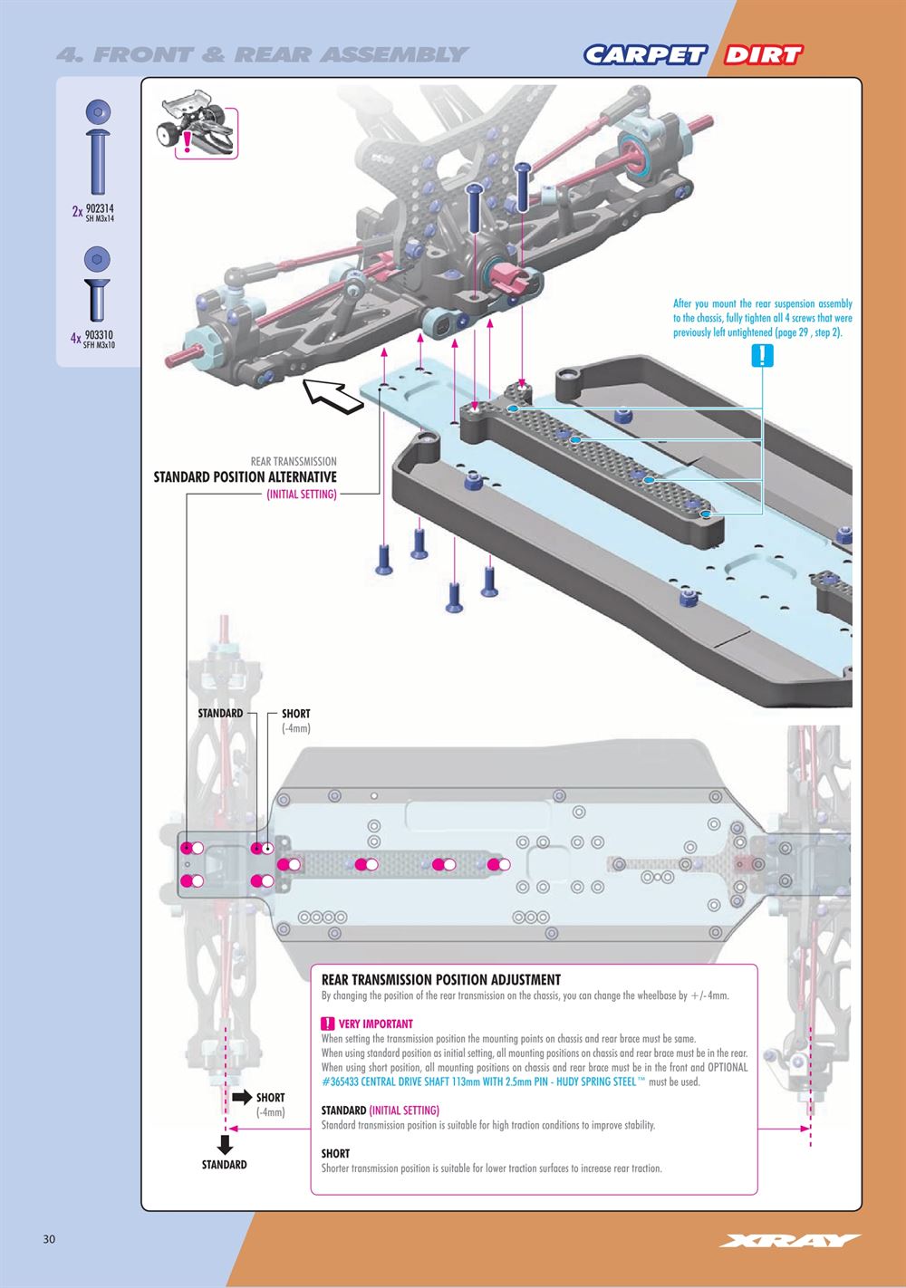 Xray - XB4D 2024 (XB4D'24) - Manual - Page 30