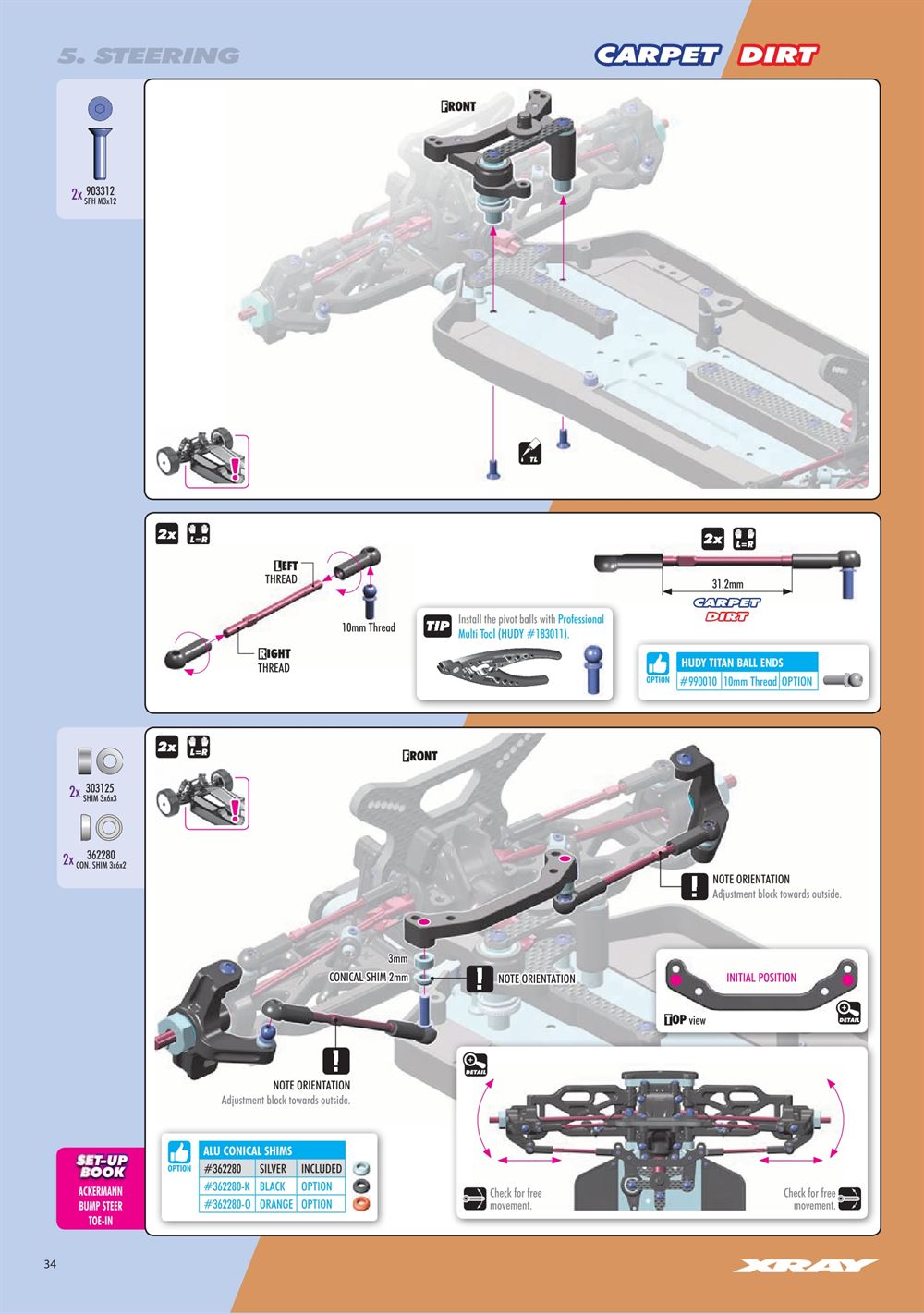 Xray - XB4D 2024 (XB4D'24) - Manual - Page 34