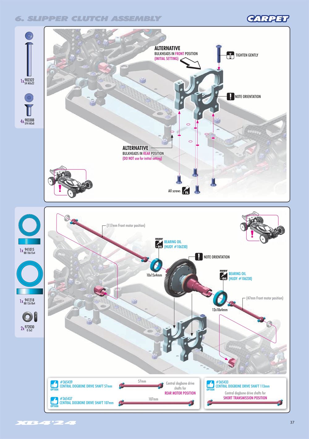 Xray - XB4D 2024 (XB4D'24) - Manual - Page 37