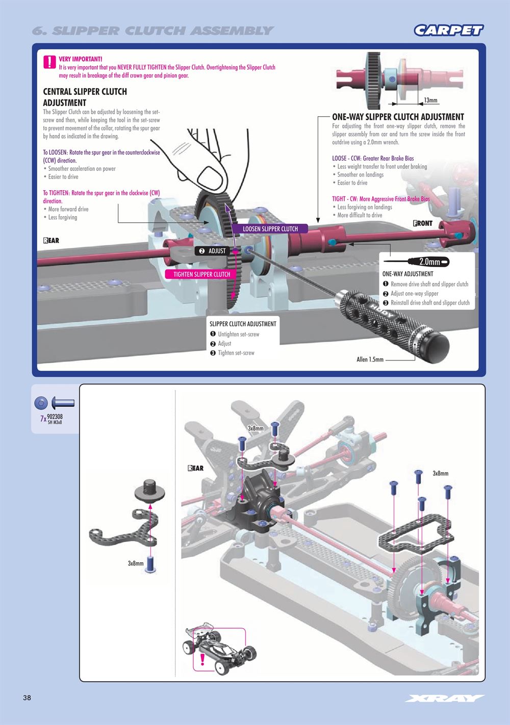 Xray - XB4D 2024 (XB4D'24) - Manual - Page 38