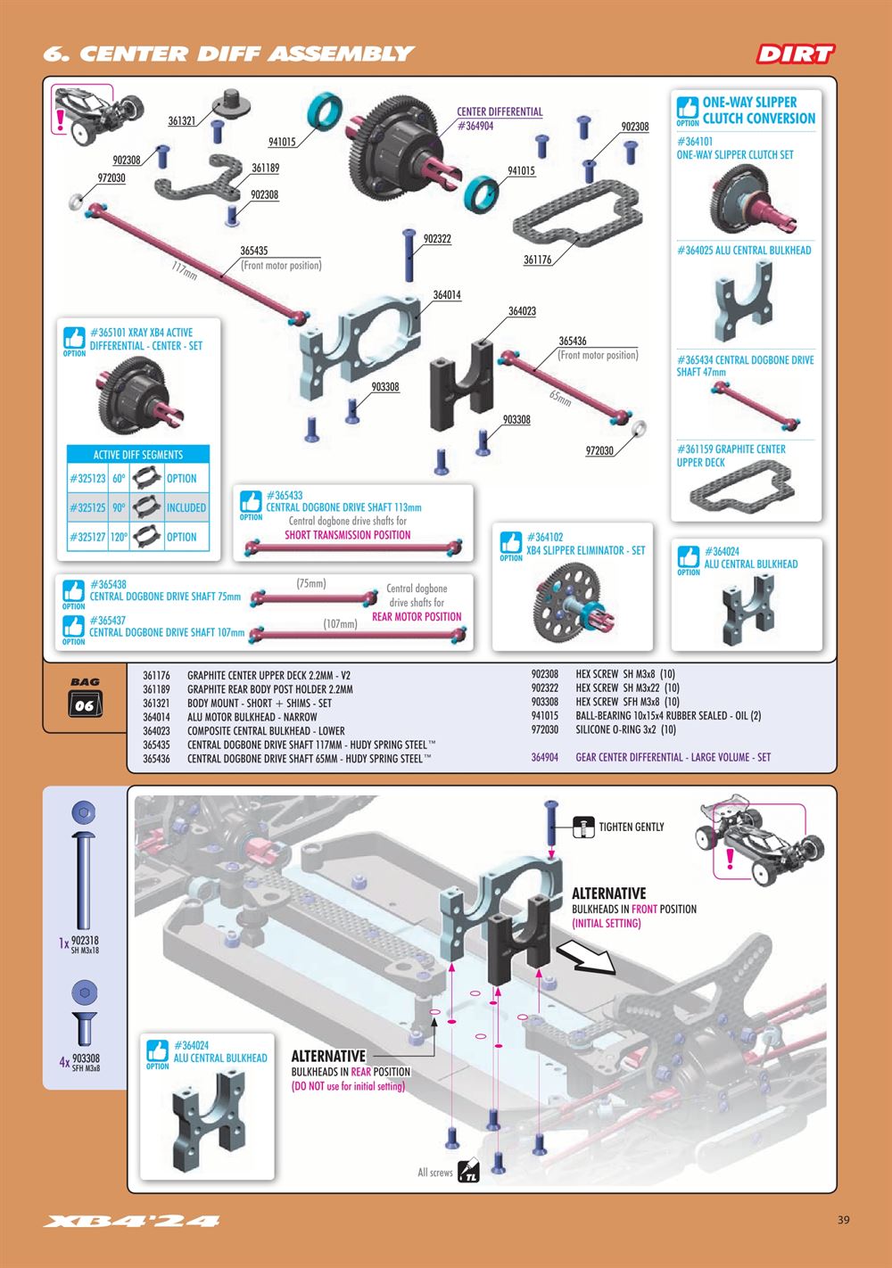 Xray - XB4D 2024 (XB4D'24) - Manual - Page 39