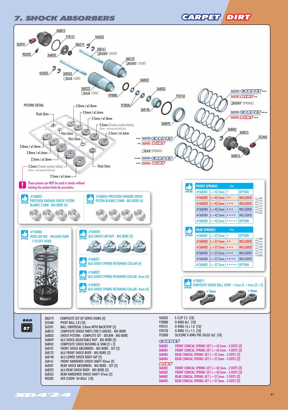Xray - XB4D 2024 (XB4D'24) - Manual - Page 41
