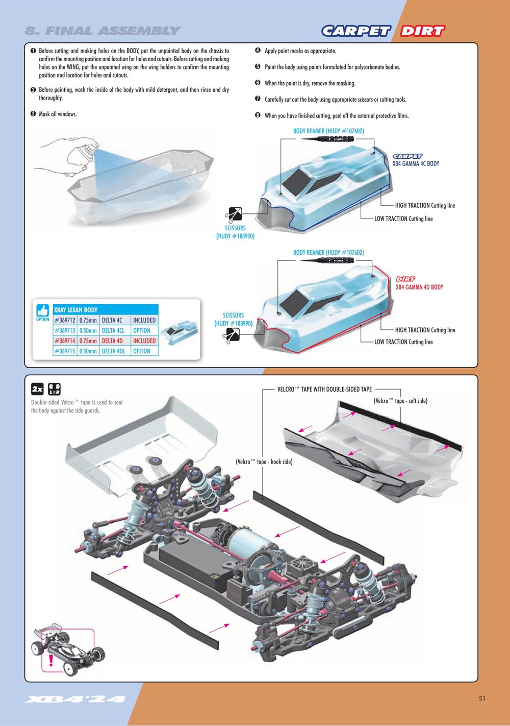 Xray - XB4D 2024 (XB4D'24) - Manual - Page 51