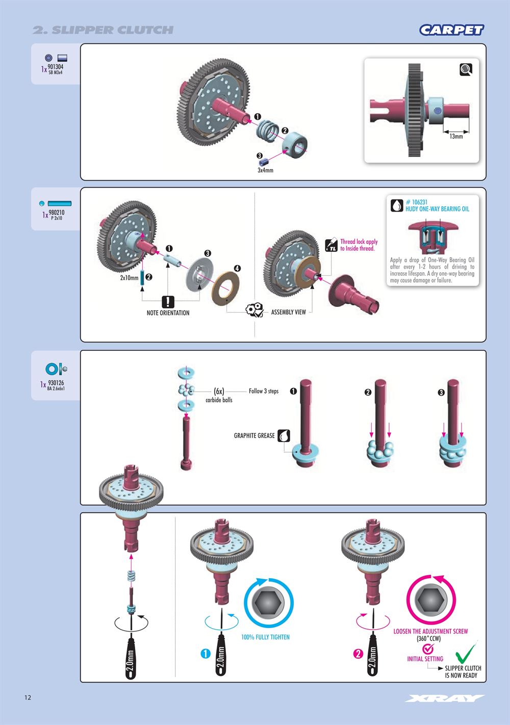Xray - XB4C 2025 (XB4C'25) - Manual - Page 12