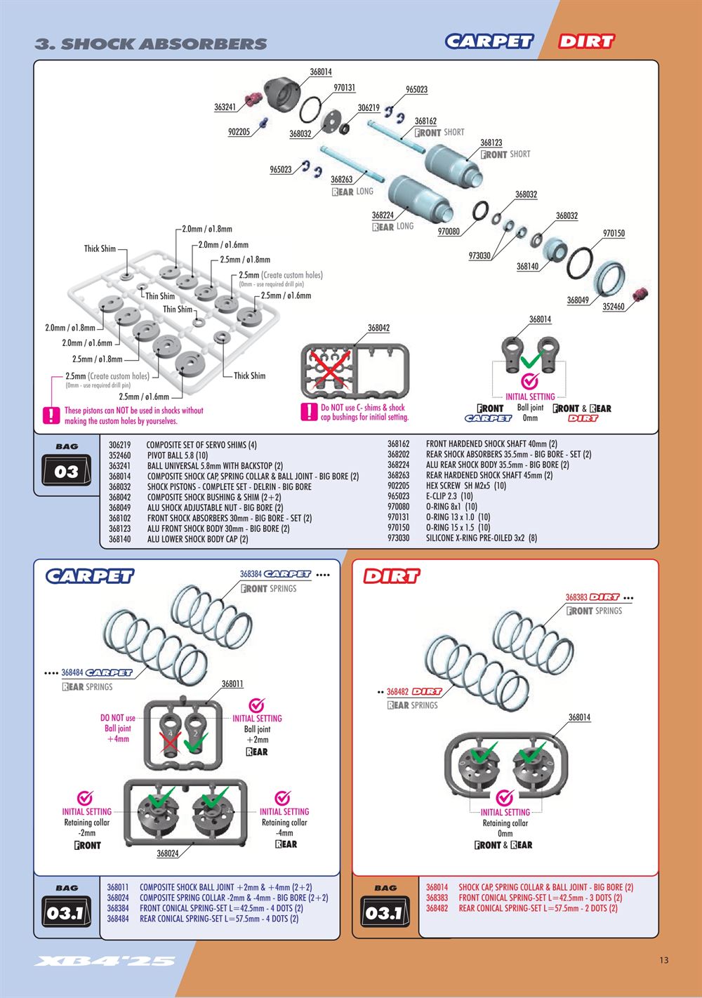 Xray - XB4C 2025 (XB4C'25) - Manual - Page 13