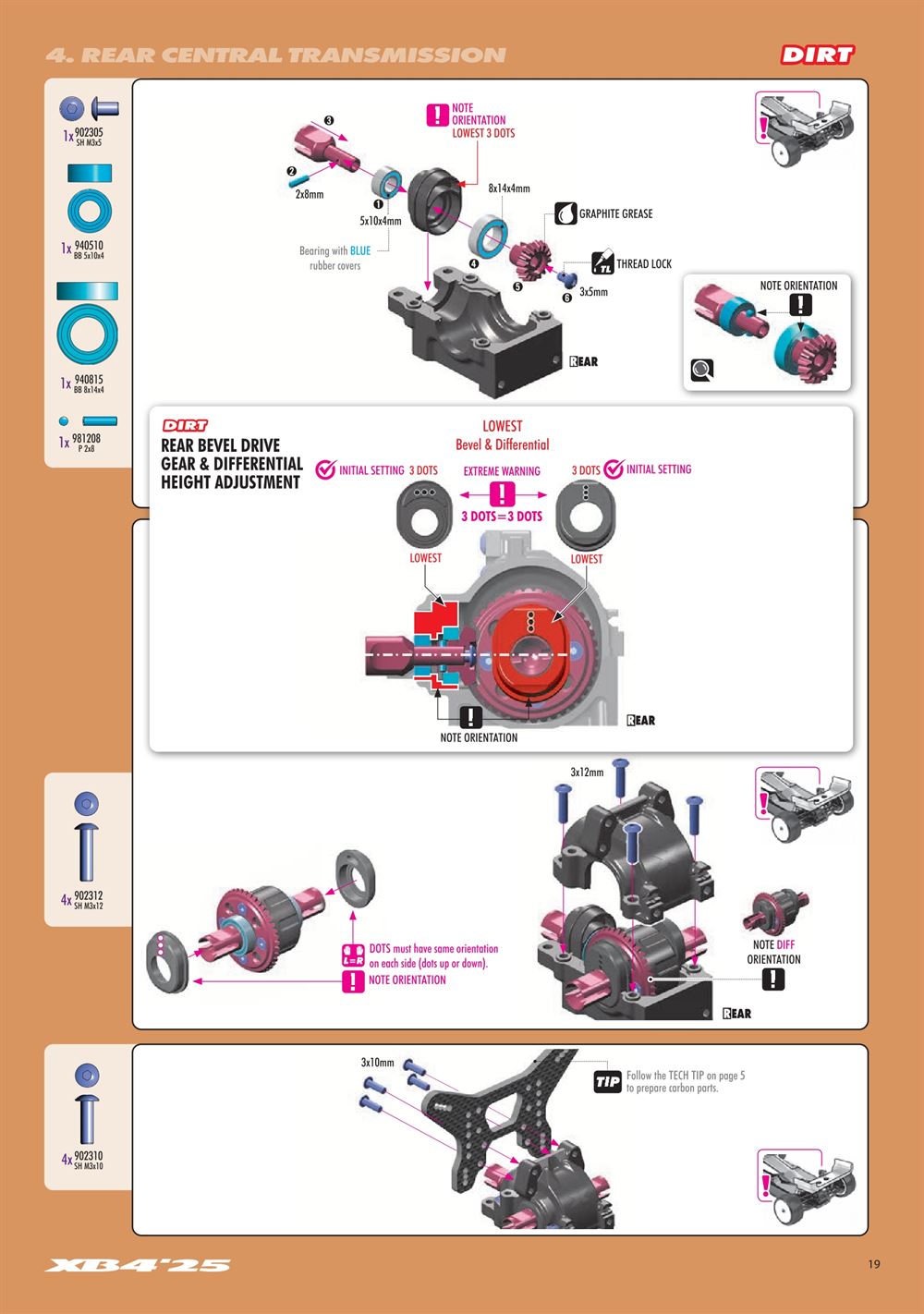 Xray - XB4C 2025 (XB4C'25) - Manual - Page 19