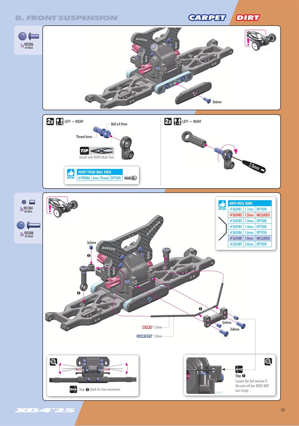 Xray - XB4C 2025 (XB4C'25) - Manual - Page 33