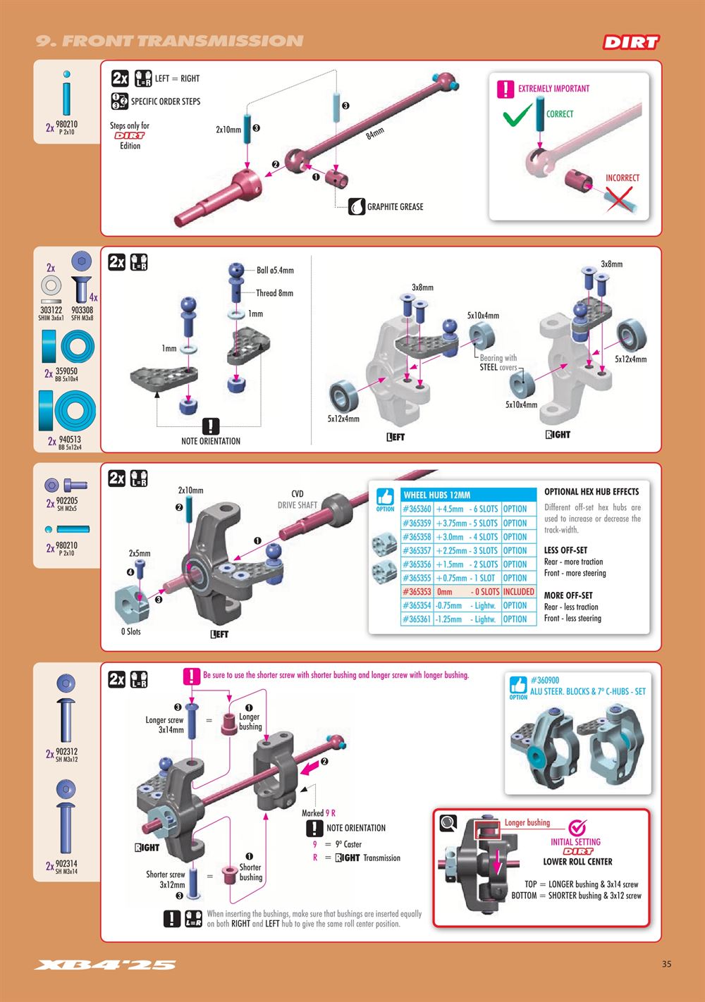 Xray - XB4C 2025 (XB4C'25) - Manual - Page 35