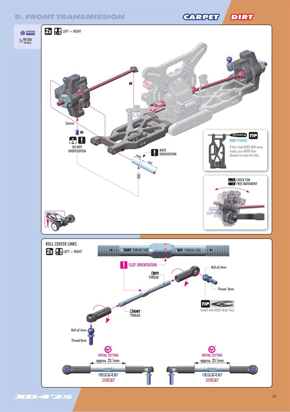 Xray - XB4C 2025 (XB4C'25) - Manual - Page 37