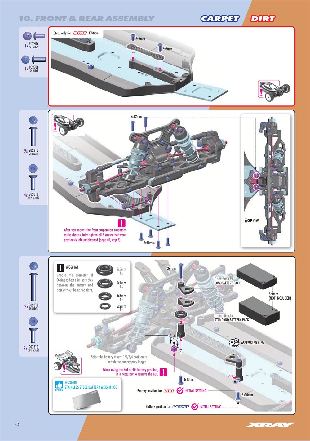 Xray - XB4C 2025 (XB4C'25) - Manual - Page 42