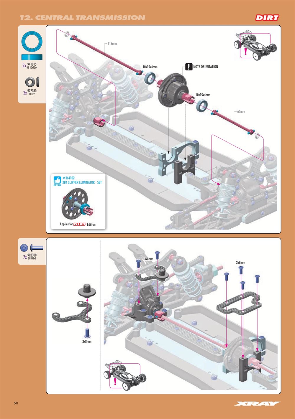 Xray - XB4C 2025 (XB4C'25) - Manual - Page 50