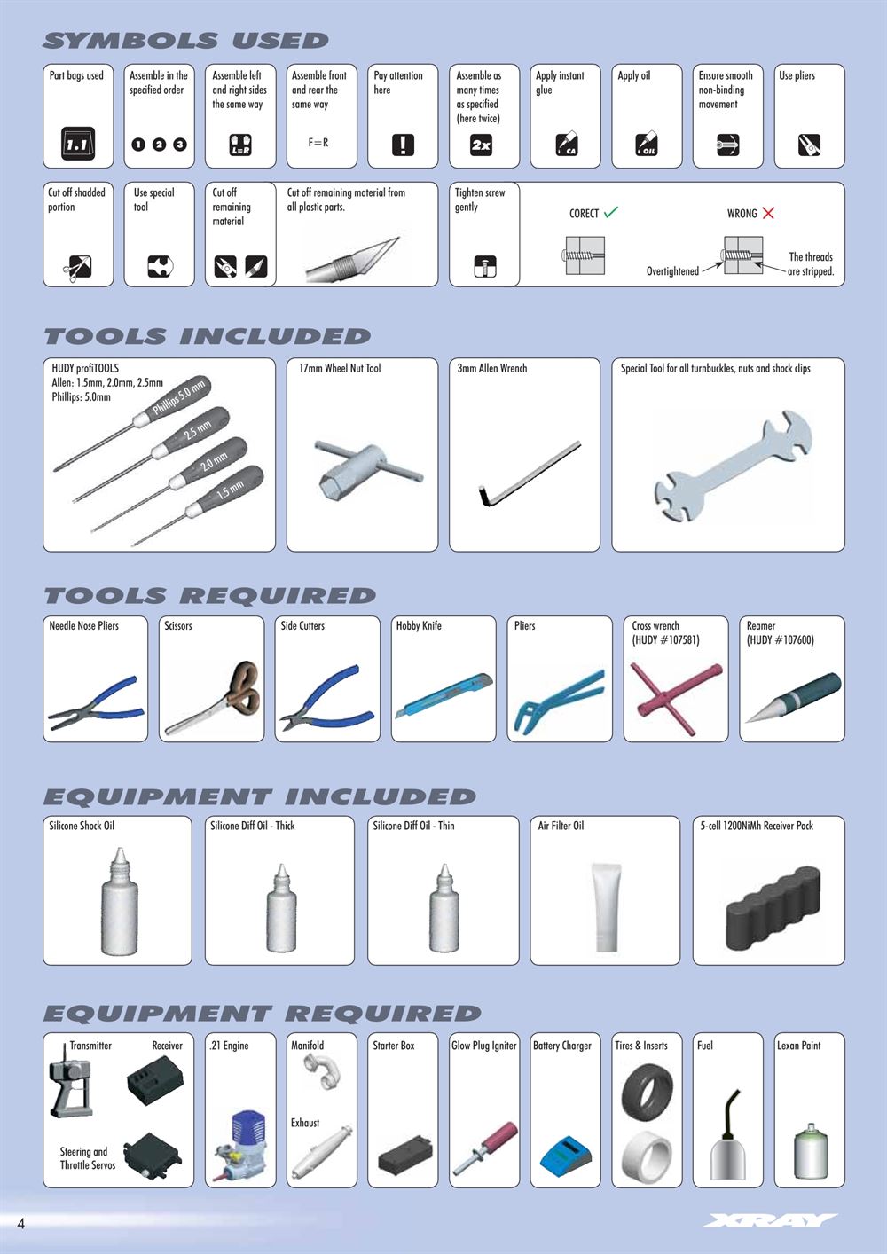 Xray - XB8 - Manual - Page 4