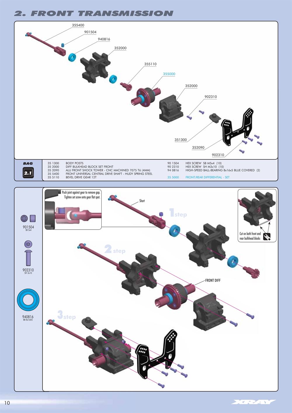 Xray - XB8 - Manual - Page 10