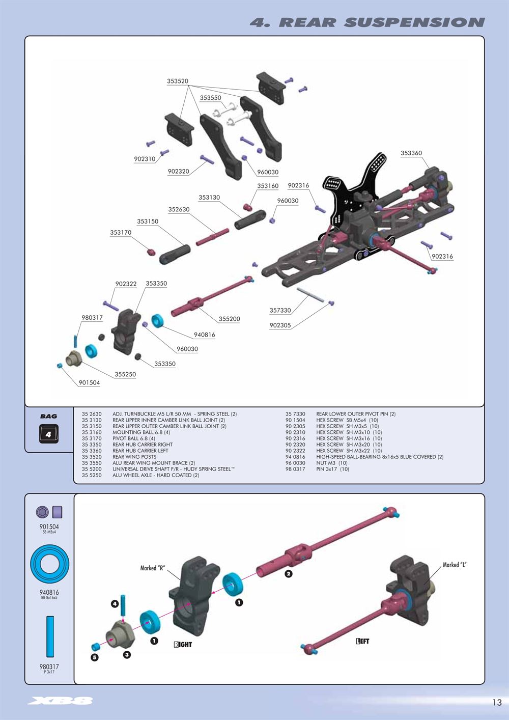 Xray - XB8 - Manual - Page 13