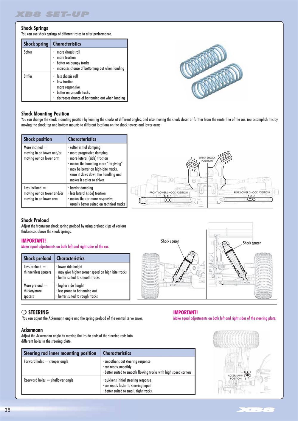 Xray - XB8 - Manual - Page 38