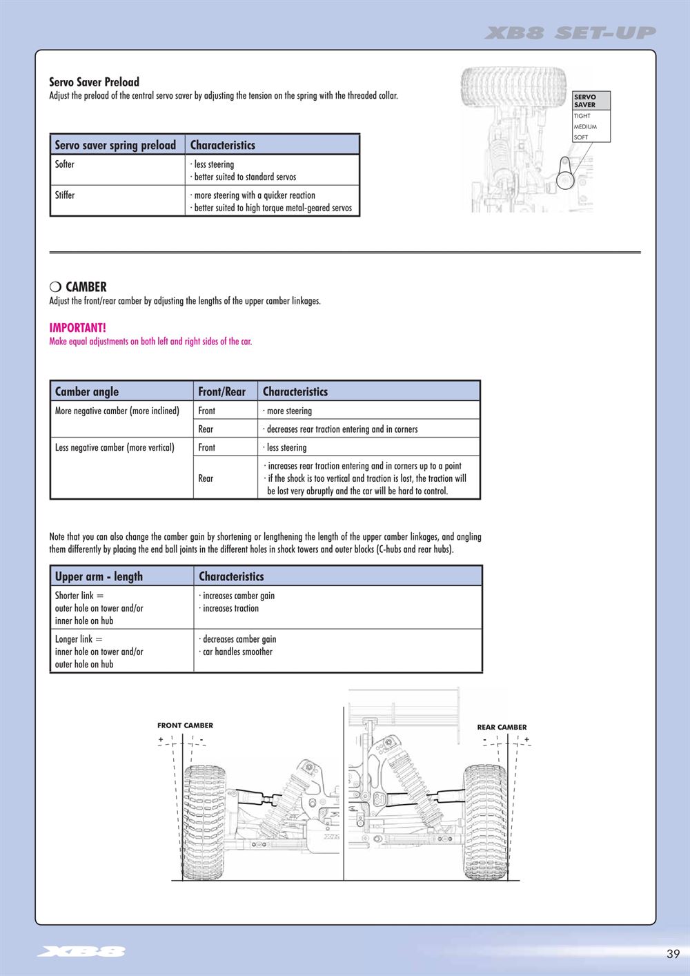 Xray - XB8 - Manual - Page 39