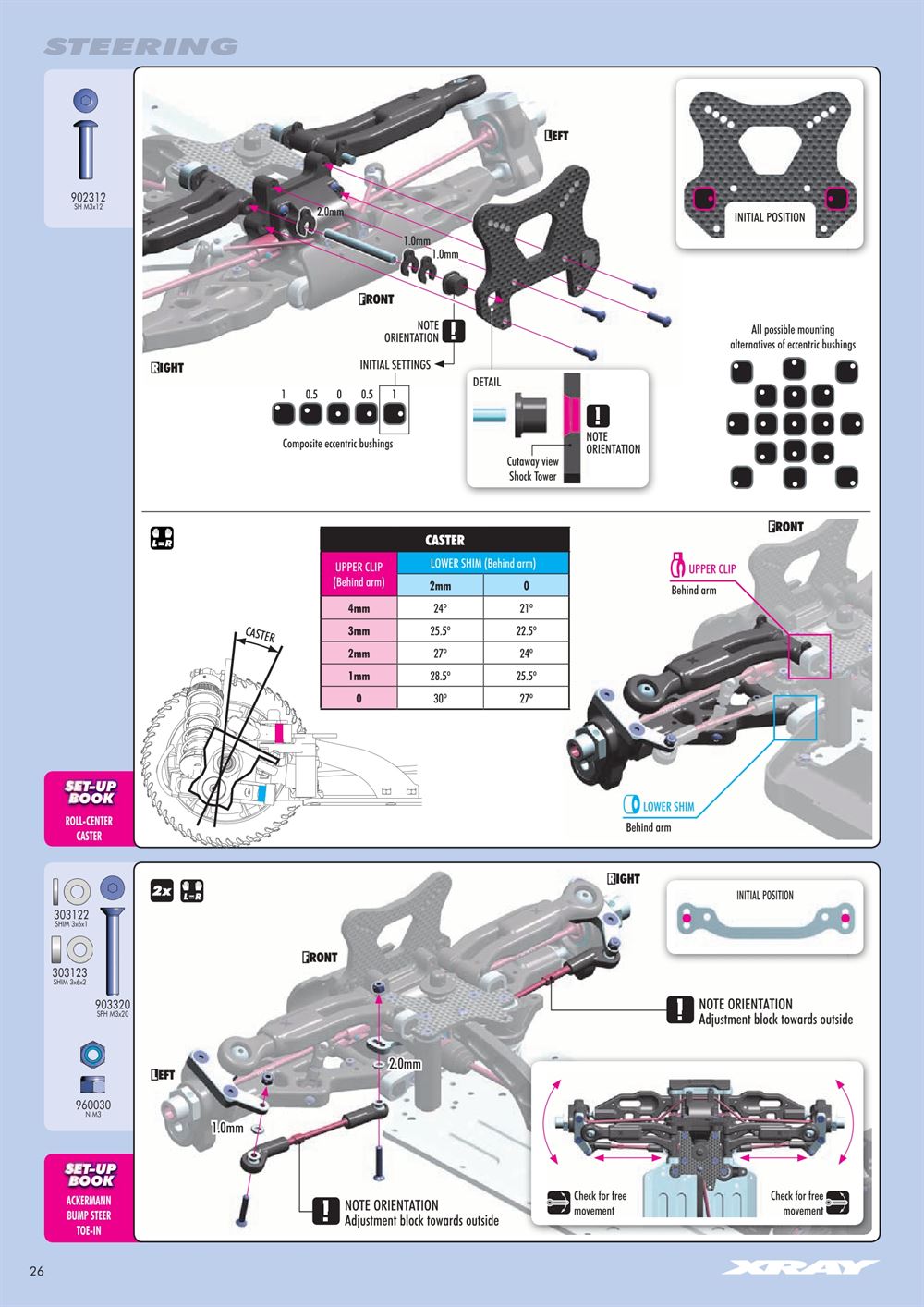 Xray - XB8 2014 Specs (XB8'14) - Manual - Page 26