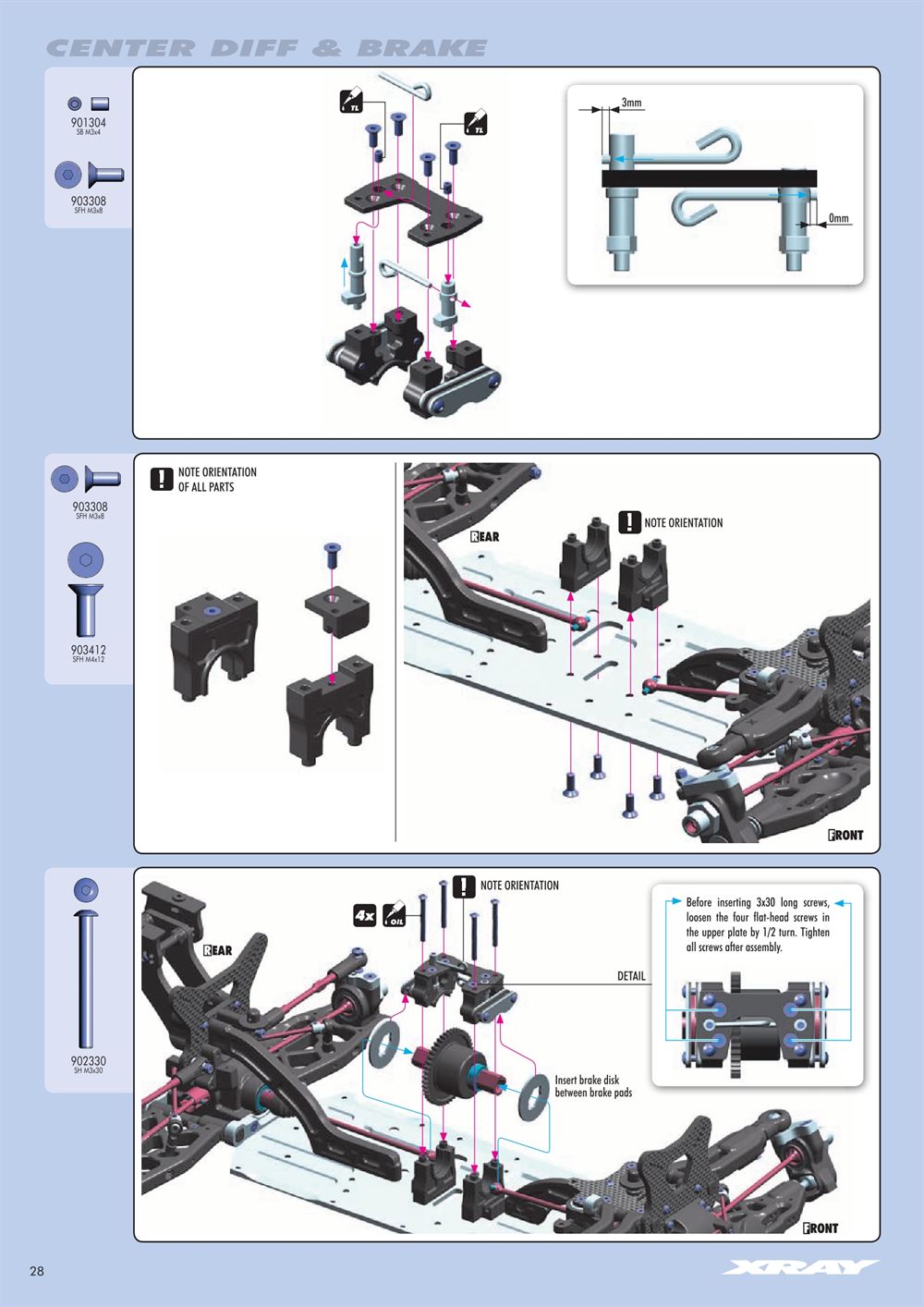Xray - XB8 2014 Specs (XB8'14) - Manual - Page 28
