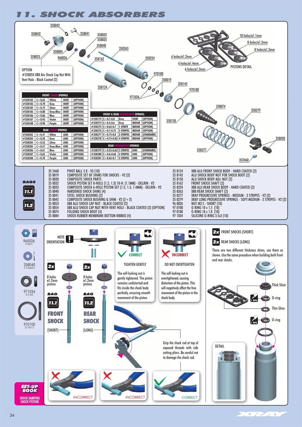 Xray - XB8 2014 Specs (XB8'14) - Manual - Page 34