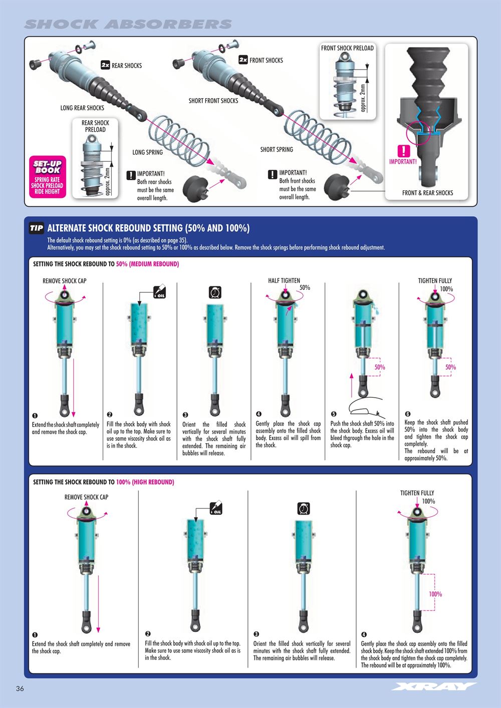 Xray - XB8 2014 Specs (XB8'14) - Manual - Page 36